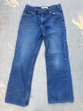 Classic Boys Bootcut Baggy Blue Denim Jeans